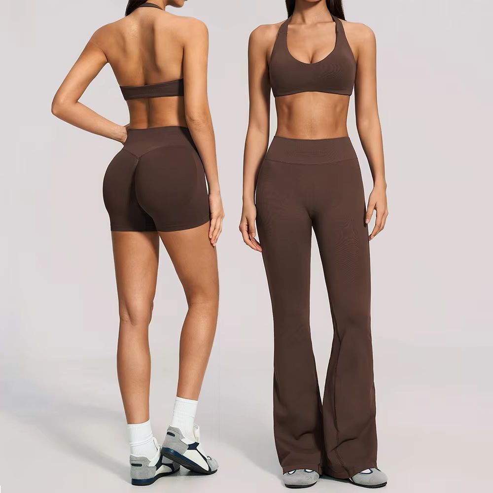 Pilates In Yoga Pants - Kadınlar İçin Dikişsiz Fitilli 2 Parçalı