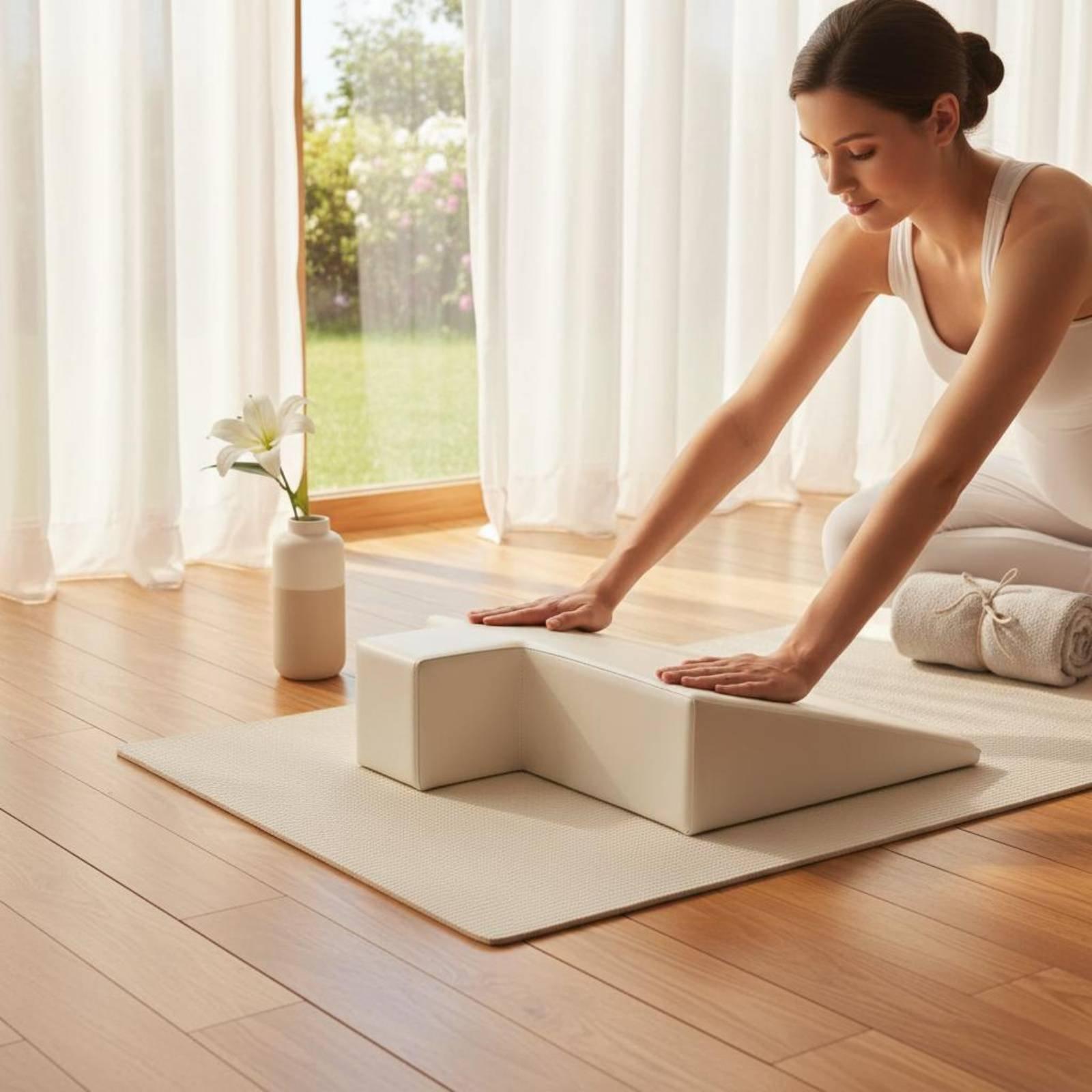 Pilates & Yoga Vertebrasana - Doğum Sonrası Destek Minderi Yoğun Köpük