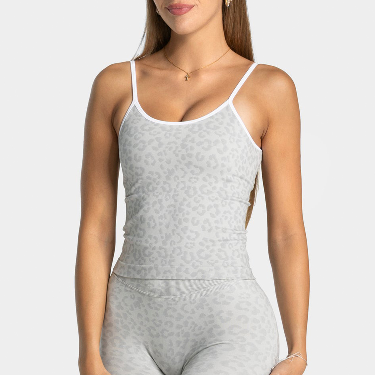 Seksi Leopar Baskı Yoga Tank T - Pilates Yoga Wear incelemesi ve fiyatı