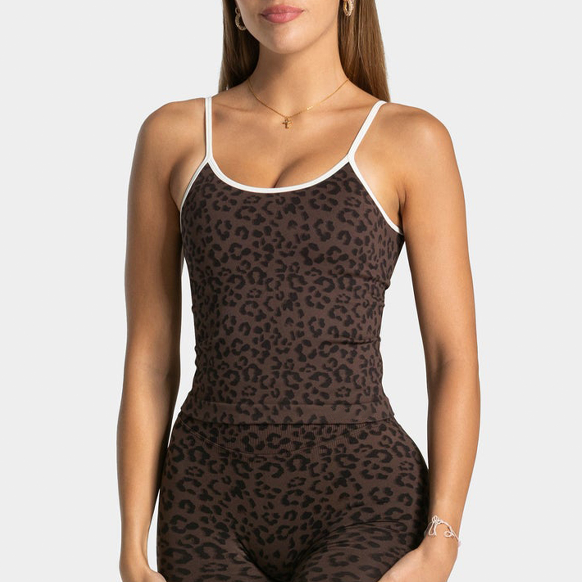 Seksi Leopar Baskı Yoga Tank T - Pilates Yoga Wear incelemesi ve fiyatı