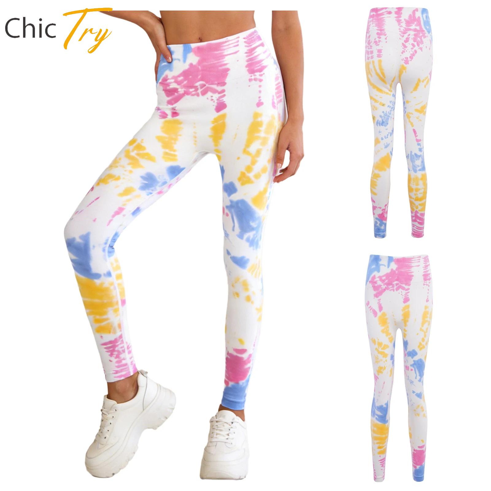 Kadınlar için Tie-Dye Baskılı  - Pilates In Yoga Pants incelemesi ve fiyatı